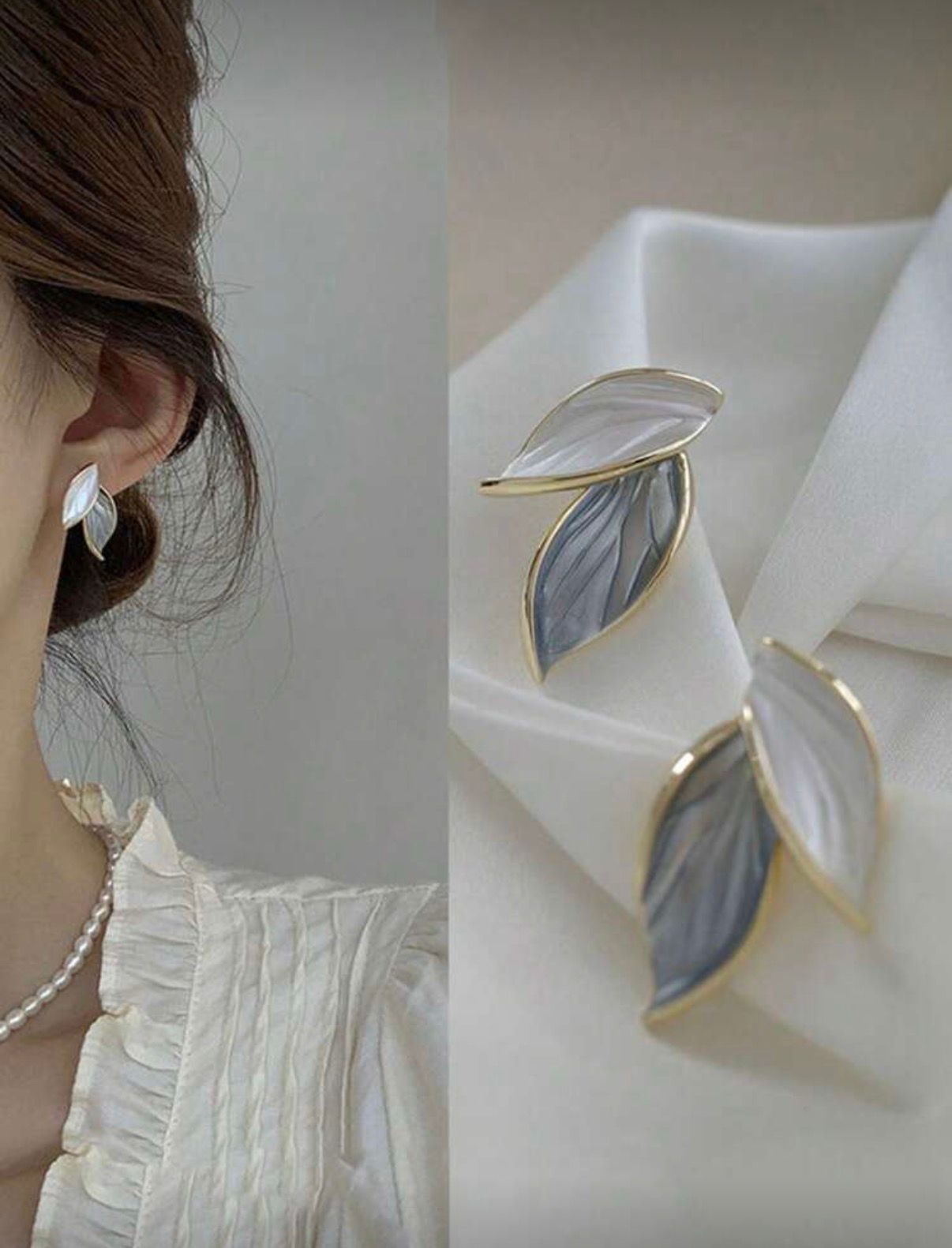 Simple &amp; Delicate Leaf Stud Earrings