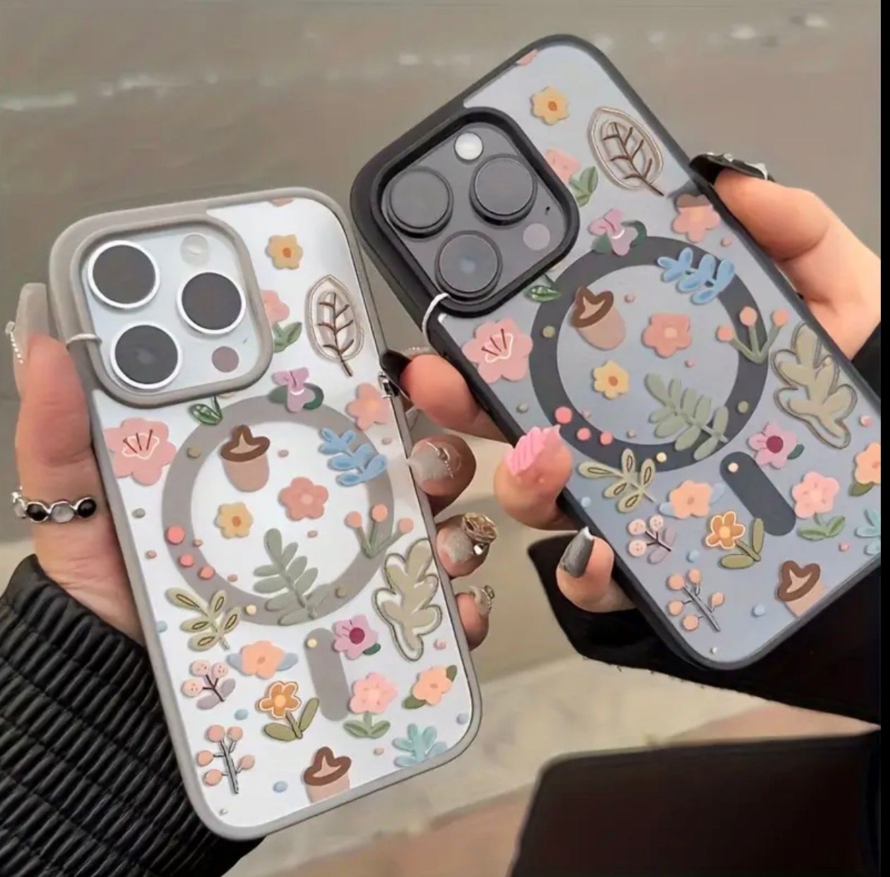 Magnetic Phone Case Supports Wireless Charging with Full Aesthetic Coverage And Drop Protection, Suitable for Apple for iPhone 15 pro max