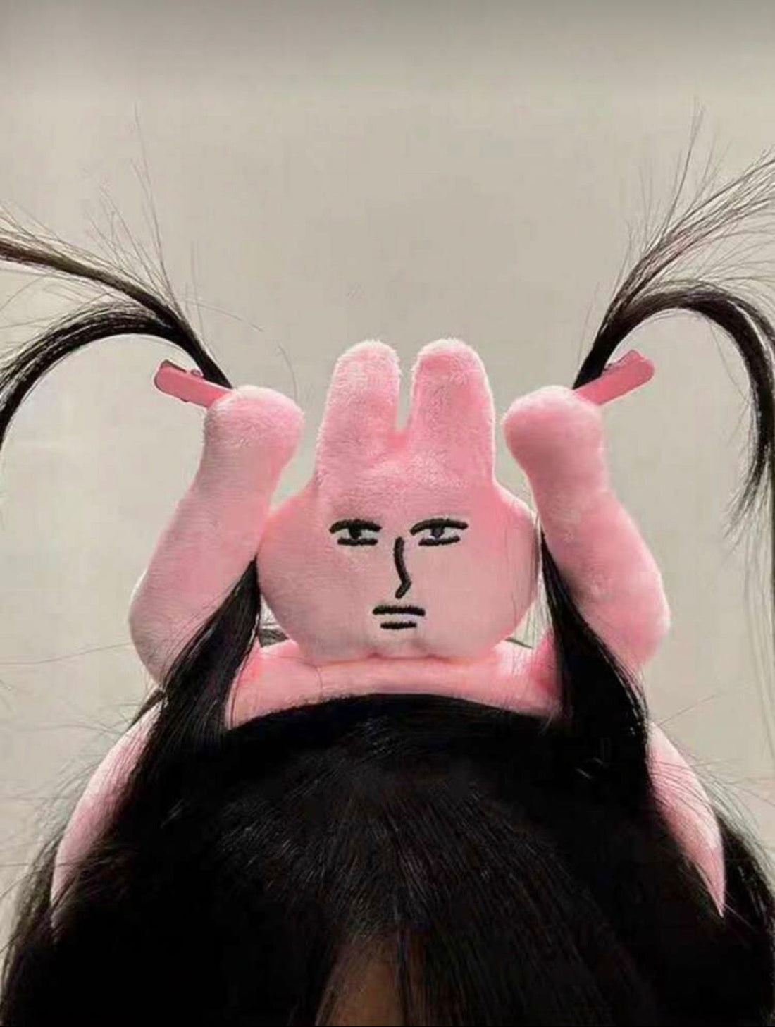 Pink Bunny Ears Hair Hoop