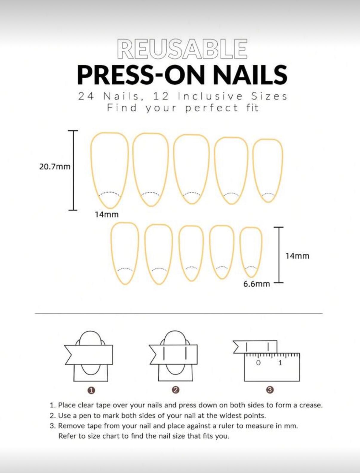 Leopard Print Reusable Oval Shape False Nails