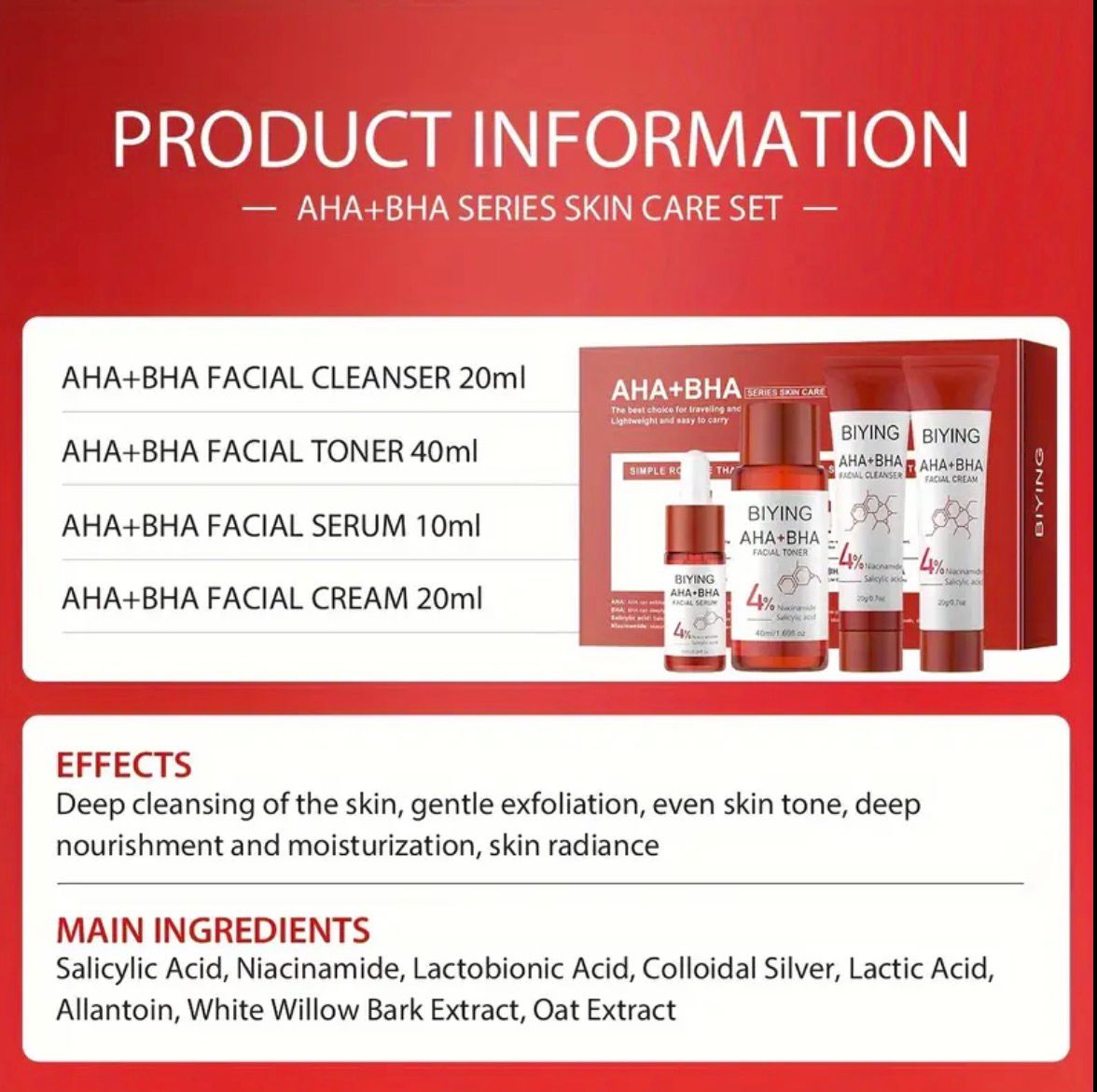 AHA+BHA Series Skin Care Set