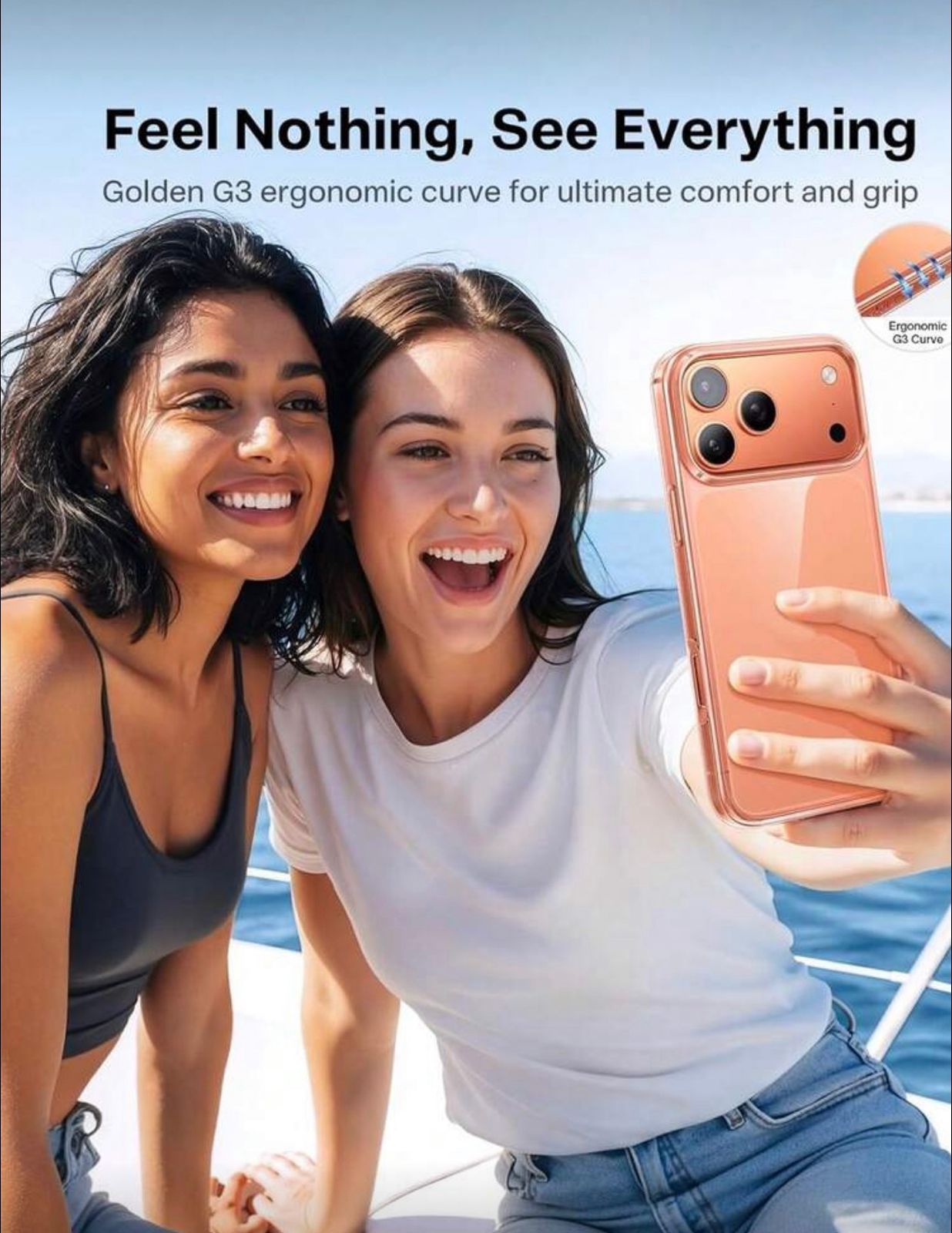 Clear Acrylic Shockproof Case Compatible With IPhone/17/17 Pro/17 Air