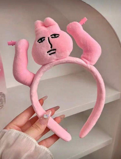 Pink Bunny Ears Hair Hoop