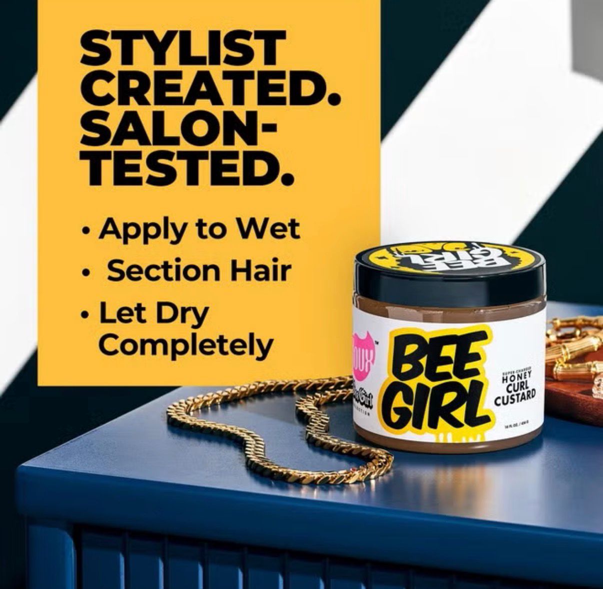 The Doux Beegirl Honey Curl Custard 16Oz