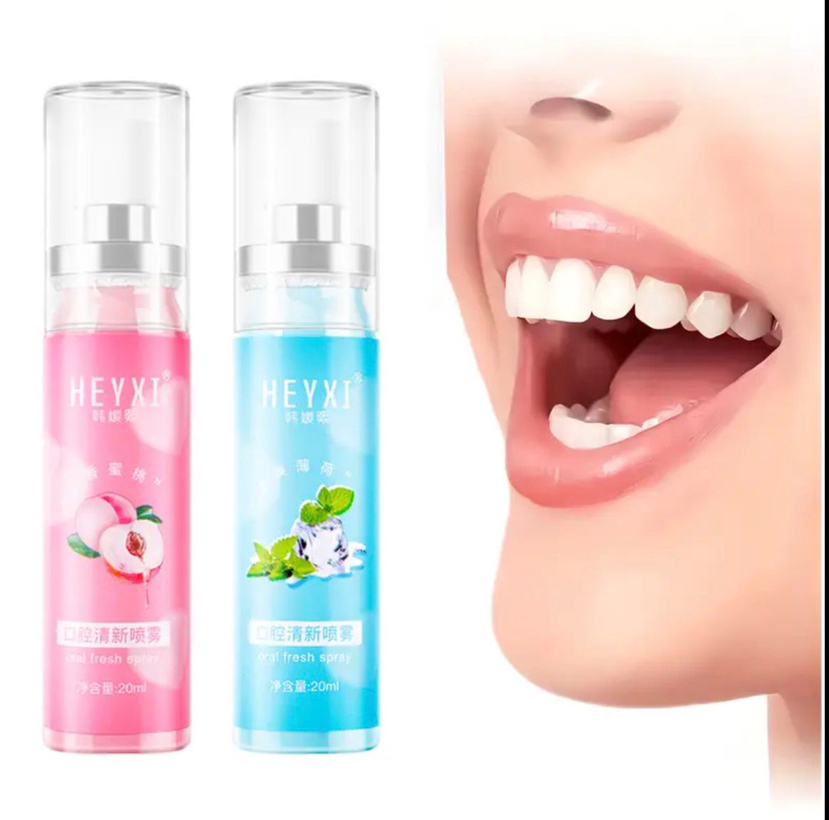 HEYXI Oral Fresh Breath Spray - Instant, On-the-Go Freshness