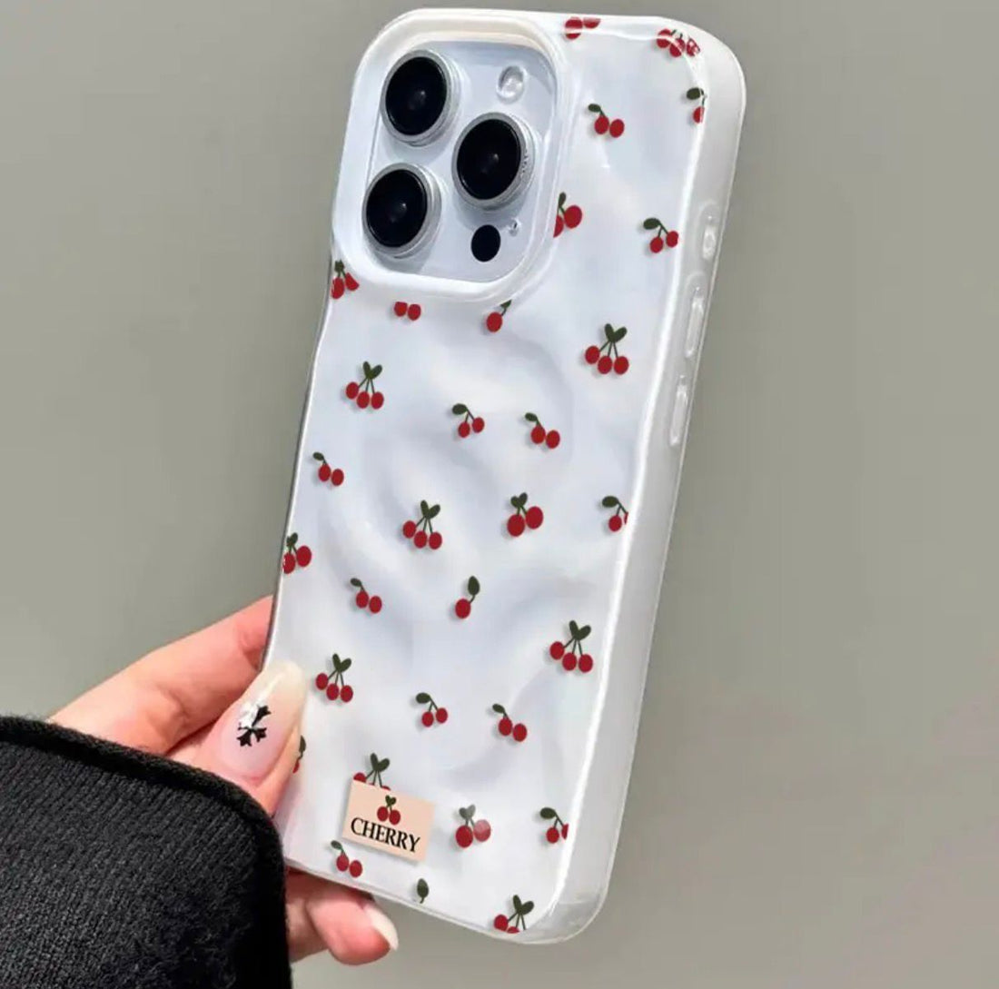 17 Air Adorable Cherry-Themed Cartoon Design Phone Case