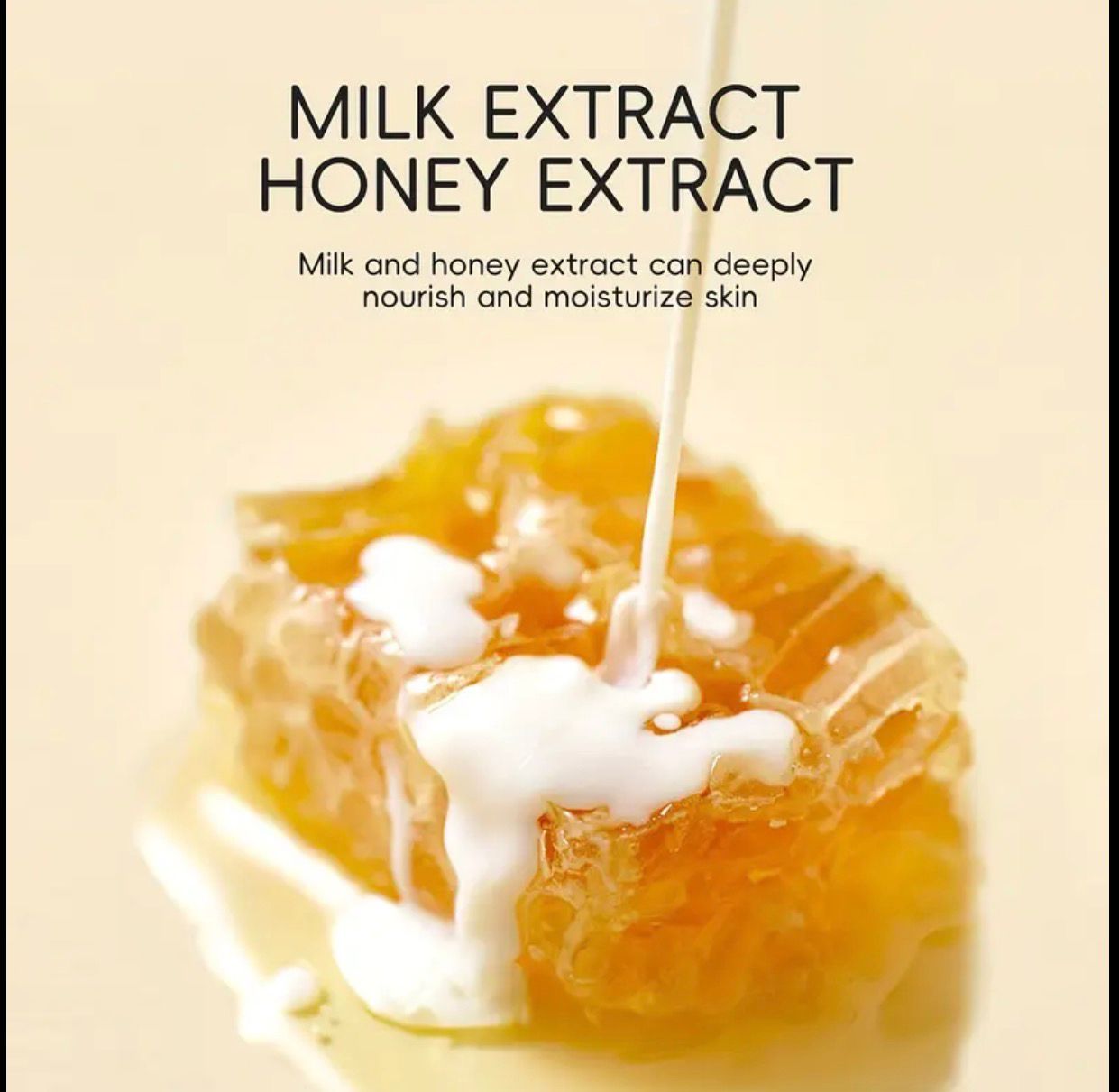 LAKOU Milk &amp; Honey Hand Wax Peel-Off Mask – Deep Cleansing &amp; Intensive Moisturization