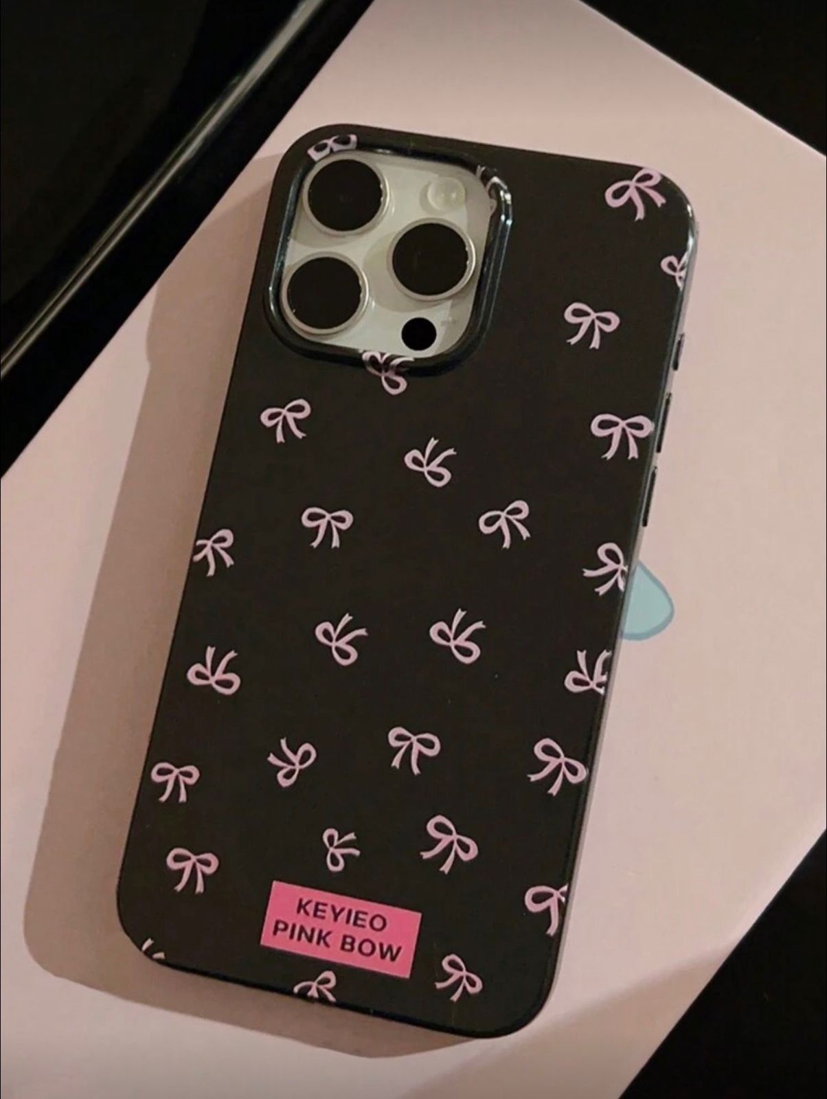 Iphone 16 GUCADI Pink Bow Phone Case