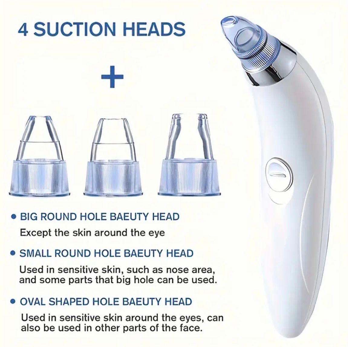 GENAI Blackhead clean Beauty Meter - Portable Facial Pore Cleaner