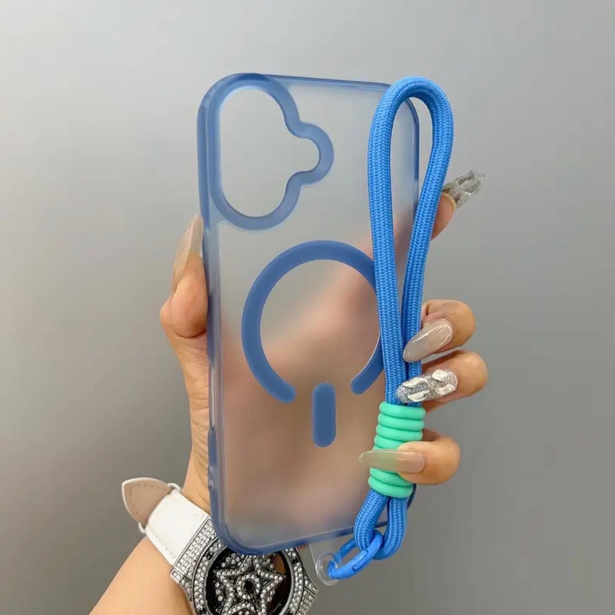 Iphone 17/ 17 Pro Max High-Quality Semi-Transparent Matte Magnetic Phone Case