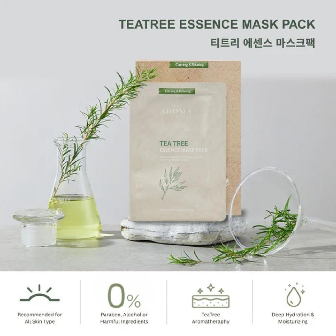 Tea Tree, Rose Essence Mask Pack of 2