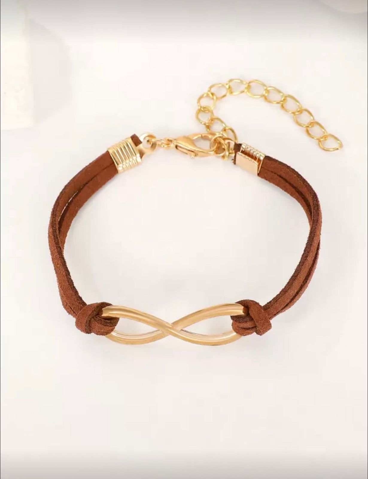 Simple &amp; Fashionable Infinity Symbol Cord Bracelet