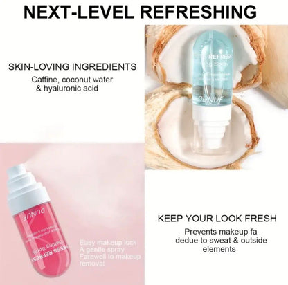 DUNUF PRESS REFRESH Setting Spray – Hydrating Makeup Lock &amp; Refresh.