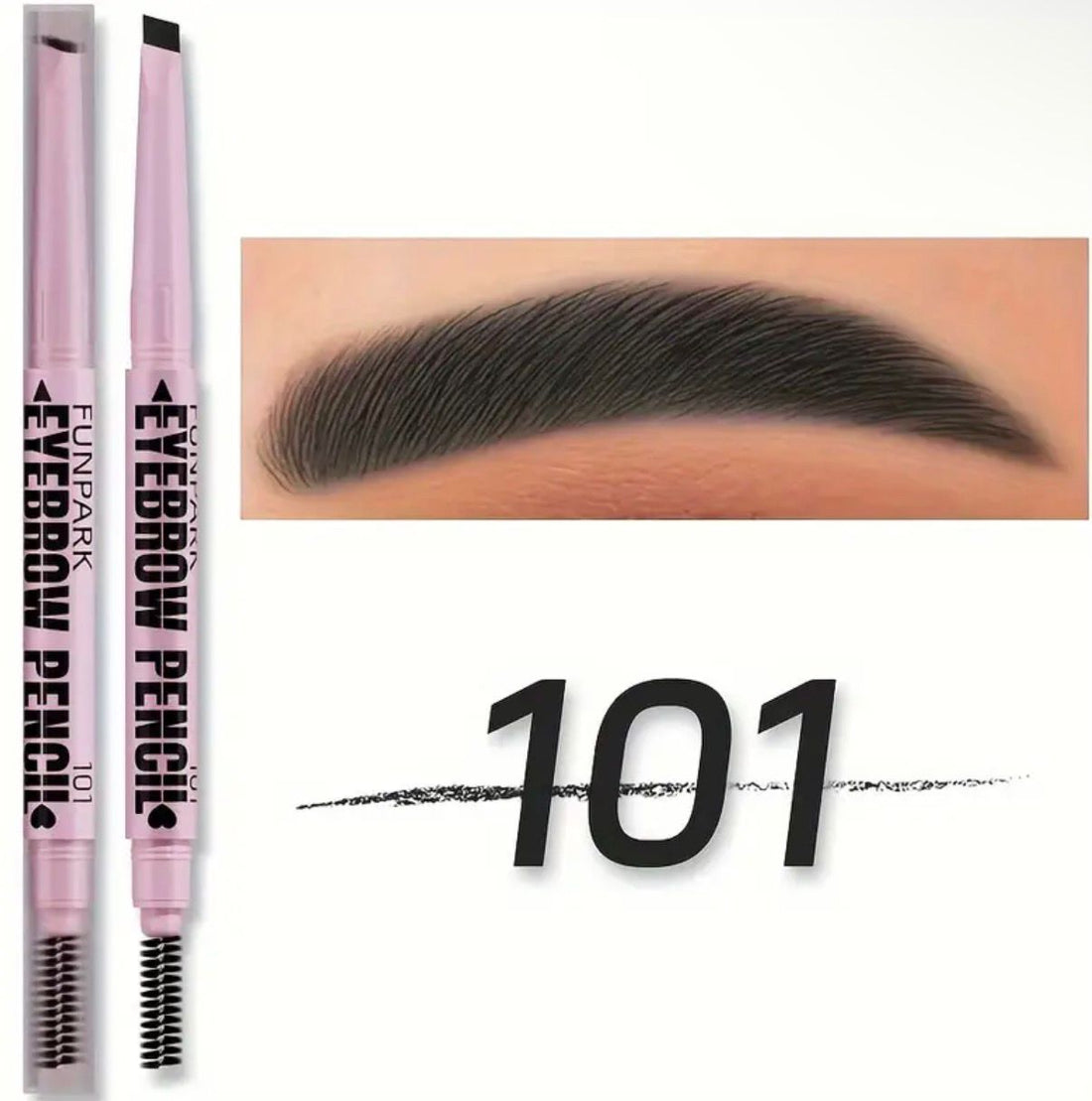 Extremely Fine Flat Core Double Heads Automatic Eyebrow Pencil Waterproof Long-lasting