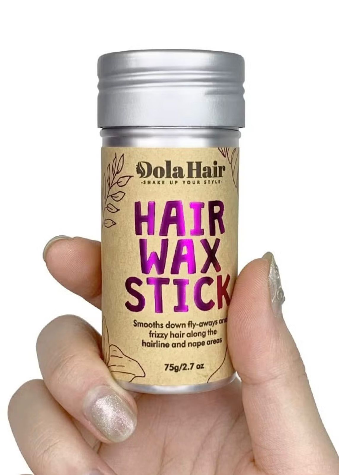 Hair Wax Stick Pomade Stick for Tames Flyaways, Wax Stick Pomade Gel for Wigs Edge Control Slick Stick Hair Pomade Stick Non-greasy Styling Wax for Texture, Shapes, Frizz, Smoothing