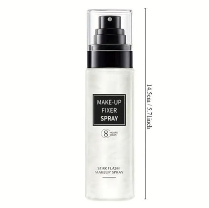 LIFUSHA Star Flash Makeup Fixer Spray - 3-in-1 Setting Spray for 8-Hour Wear, Oil Control, and Highlight 100ml.