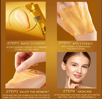 Turmeric Vitamin C retinol Moisturizing and firming Mask