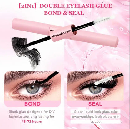 200 pcs DIY Eyelash Extension Kit Featuring Individual Lashes Clusters