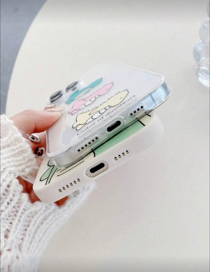 iPhone 16 Plus Cute Cartoon Dinosaur Pattern Soft And Friendly Feeling Camera Lens Cover Phone Cases 3Pcs