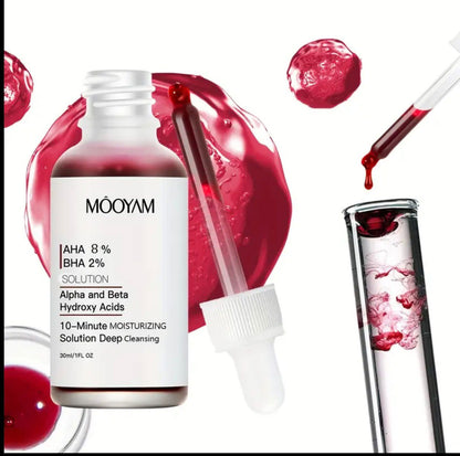 AHA8% BHA2% Essence Deeply Moisturizes And Brighten Skin Tone. Day And Night Essence.