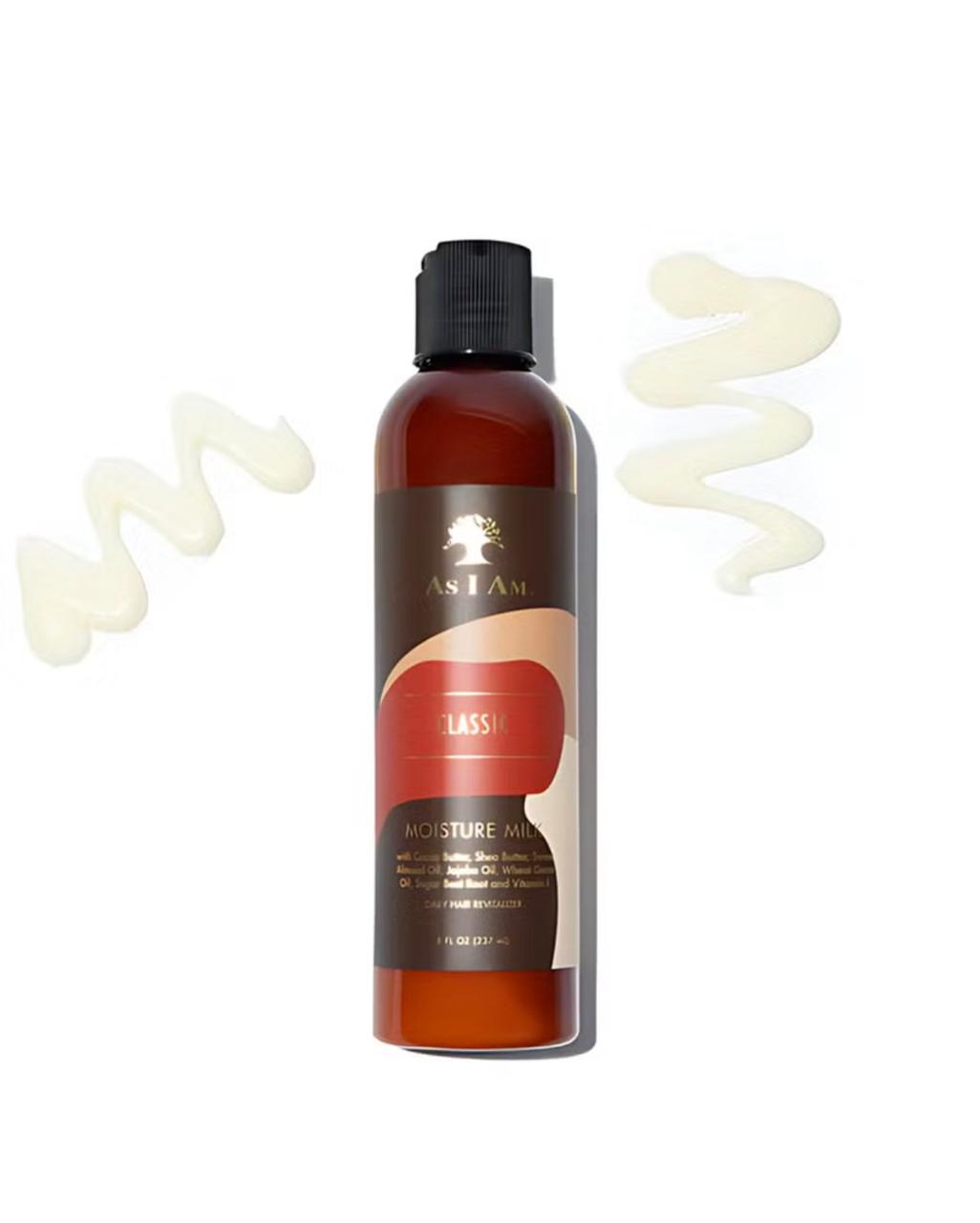 AS I AM Classic Moisture Milk with cocoa Butter, Shea Butter daily Hair Revitalizer 237ml