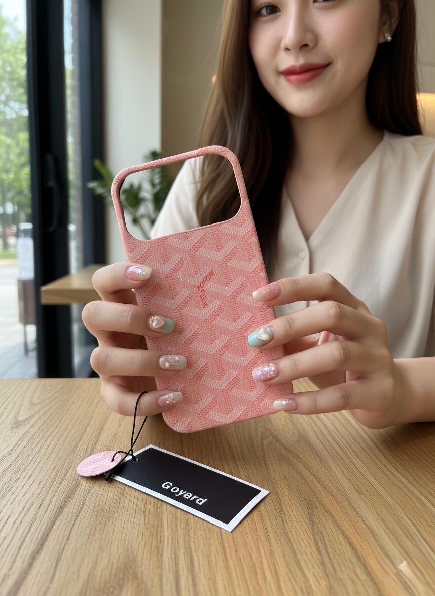 GOYARD-Style 17 Pro Max Cases in different 6 colors